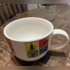 Coca Cola Pop Art Mug - Red, Yellow, Blue